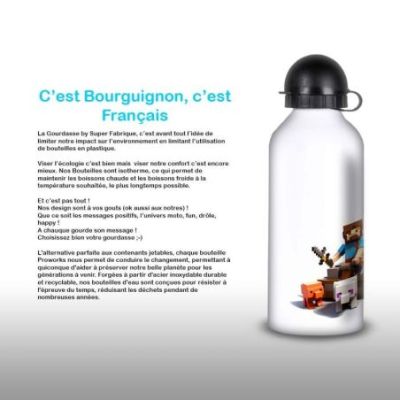 Gourde Alu et Thermos Minecraft Play