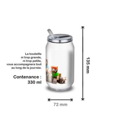 Gourde Alu et Thermos Minecraft Play