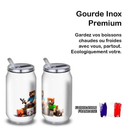 Gourde Alu et Thermos Minecraft Play Gourde Alu et Thermos Minecraft Play
