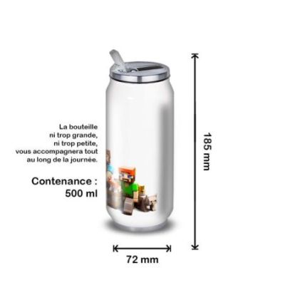 Gourde Alu et Thermos Minecraft Play