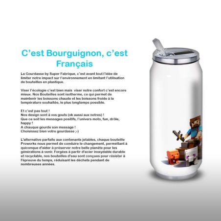 Gourde Alu et Thermos Minecraft Play Gourde Alu et Thermos Minecraft Play