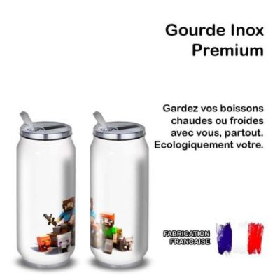 Gourde Alu et Thermos Minecraft Play