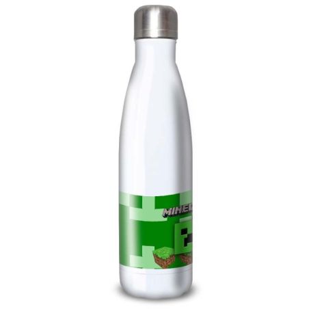 Gourde Alu et Thermos Minecraft Logo landscape