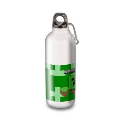 Gourde Alu et Thermos Minecraft Logo landscape