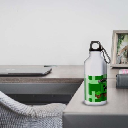 Gourde Alu et Thermos Minecraft Logo landscape Gourde Alu et Thermos Minecraft Logo landscape