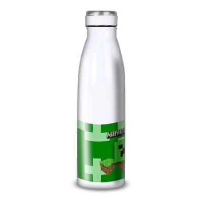 Gourde Alu et Thermos Minecraft Logo landscape
