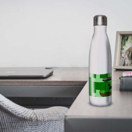 Gourde Alu et Thermos Minecraft Logo landscape Gourde Alu et Thermos Minecraft Logo landscape