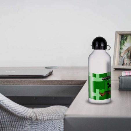 Gourde Alu et Thermos Minecraft Logo landscape Gourde Alu et Thermos Minecraft Logo landscape