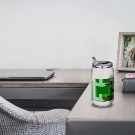 Gourde Alu et Thermos Minecraft Logo landscape Gourde Alu et Thermos Minecraft Logo landscape