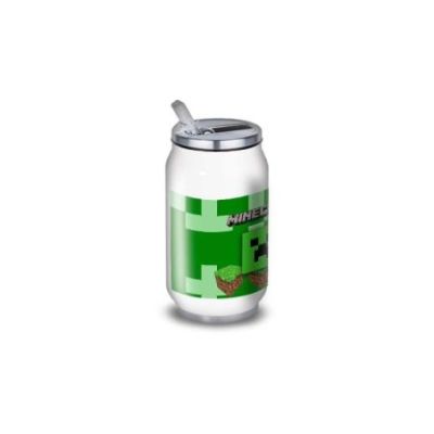 Gourde Alu et Thermos Minecraft Logo landscape