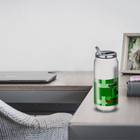 Gourde Alu et Thermos Minecraft Logo landscape Gourde Alu et Thermos Minecraft Logo landscape