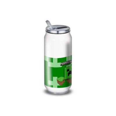 Gourde Alu et Thermos Minecraft Logo landscape