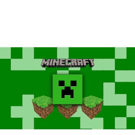 Gourde Alu et Thermos Minecraft Logo landscape Gourde Alu et Thermos Minecraft Logo landscape