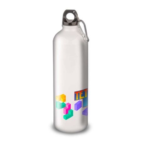 Gourde Alu et Thermos Tetris Logo