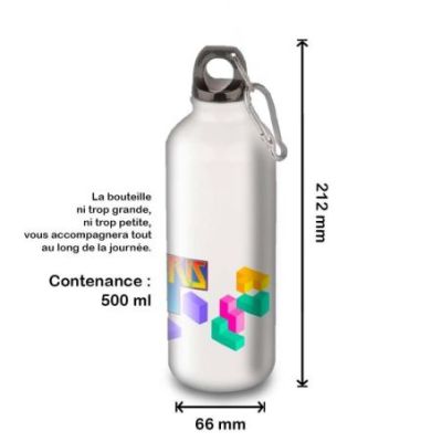 Gourde Alu et Thermos Tetris Logo