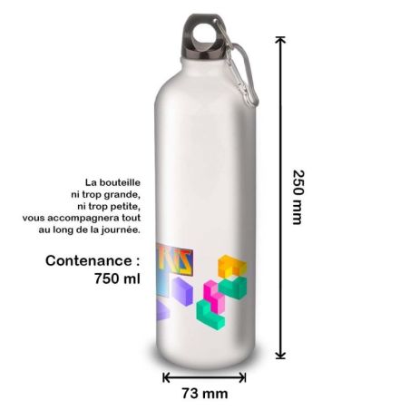 Gourde Alu et Thermos Tetris Logo Gourde Alu et Thermos Tetris Logo