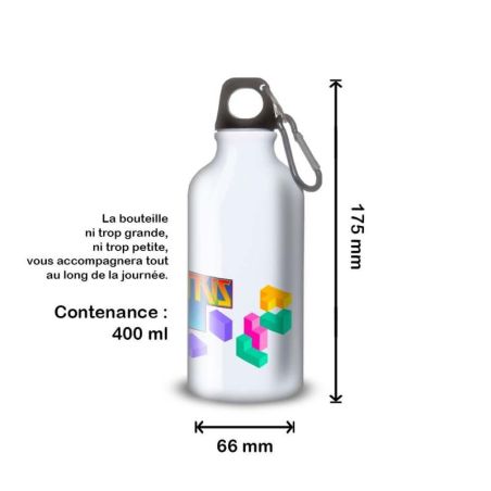 Gourde Alu et Thermos Tetris Logo Gourde Alu et Thermos Tetris Logo