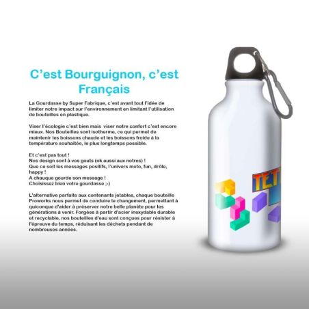 Gourde Alu et Thermos Tetris Logo Gourde Alu et Thermos Tetris Logo