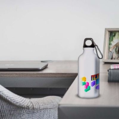 Gourde Alu et Thermos Tetris Logo
