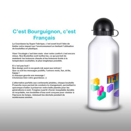 Gourde Alu et Thermos Tetris Logo Gourde Alu et Thermos Tetris Logo