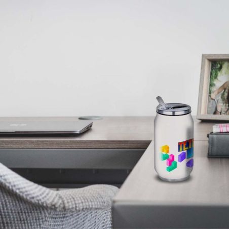 Gourde Alu et Thermos Tetris Logo Gourde Alu et Thermos Tetris Logo