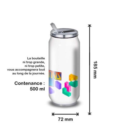 Gourde Alu et Thermos Tetris Logo Gourde Alu et Thermos Tetris Logo