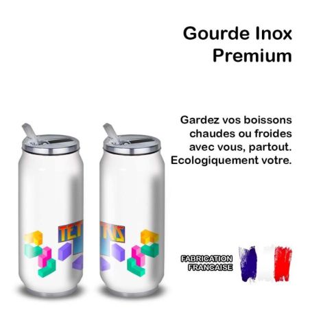 Gourde Alu et Thermos Tetris Logo Gourde Alu et Thermos Tetris Logo