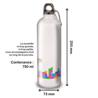 Gourde Alu et Thermos Tetris fun