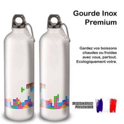 Gourde Alu et Thermos Tetris fun