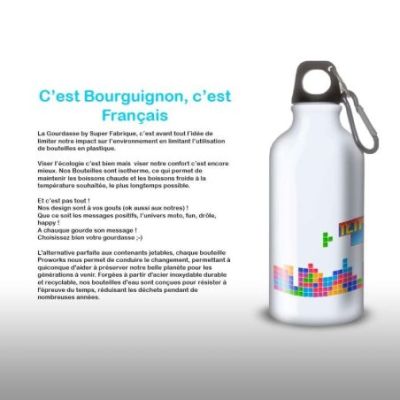 Gourde Alu et Thermos Tetris fun
