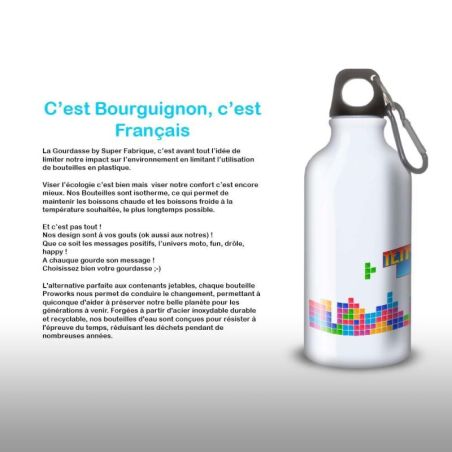Gourde Alu et Thermos Tetris fun Gourde Alu et Thermos Tetris fun