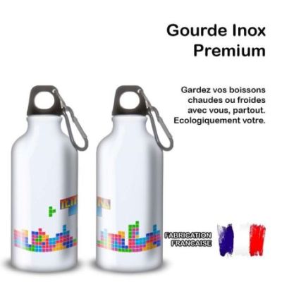 Gourde Alu et Thermos Tetris fun