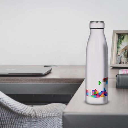 Gourde Alu et Thermos Tetris fun Gourde Alu et Thermos Tetris fun