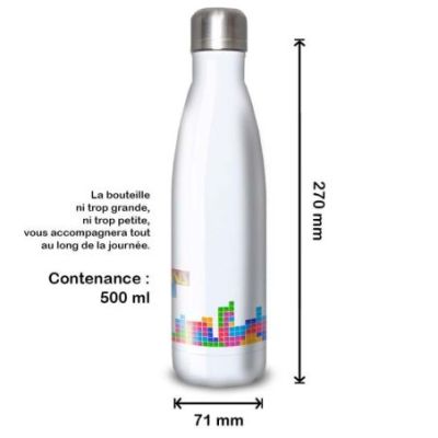 Gourde Alu et Thermos Tetris fun