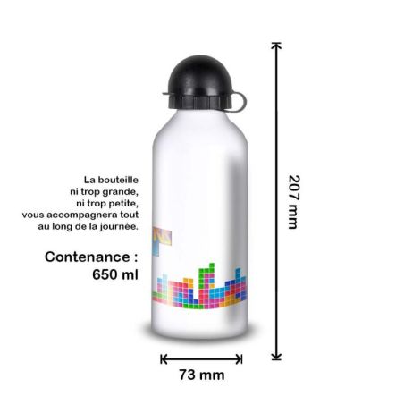 Gourde Alu et Thermos Tetris fun Gourde Alu et Thermos Tetris fun