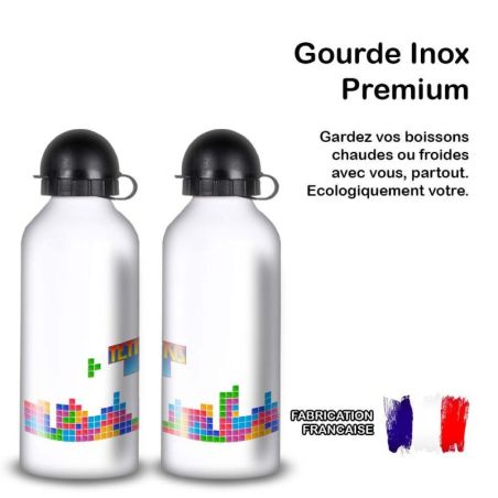 Gourde Alu et Thermos Tetris fun Gourde Alu et Thermos Tetris fun