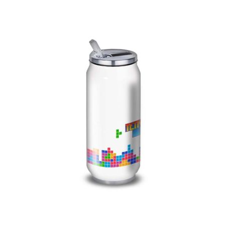 Gourde Alu et Thermos Tetris fun Gourde Alu et Thermos Tetris fun