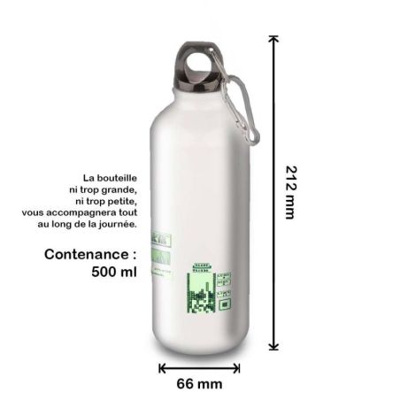 Gourde Alu et Thermos Tetris vintage