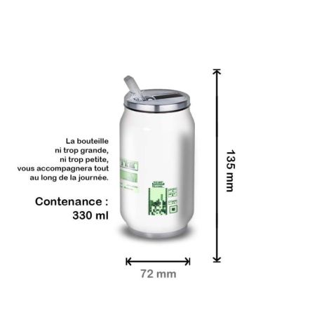 Gourde Alu et Thermos Tetris vintage Gourde Alu et Thermos Tetris vintage