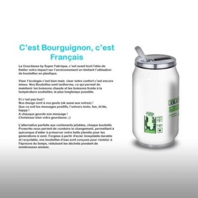 Gourde Alu et Thermos Tetris vintage
