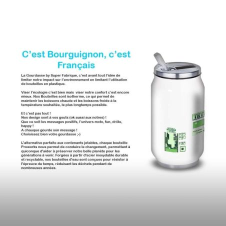 Gourde Alu et Thermos Tetris vintage Gourde Alu et Thermos Tetris vintage