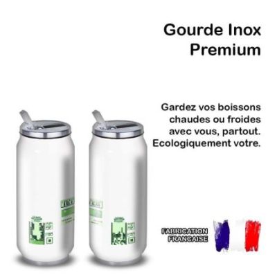 Gourde Alu et Thermos Tetris vintage