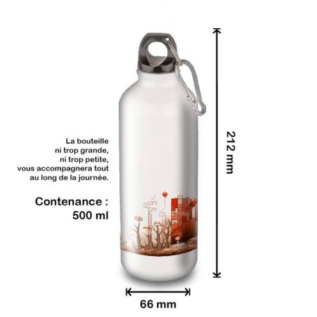 Gourde Alu et Thermos Tetris World