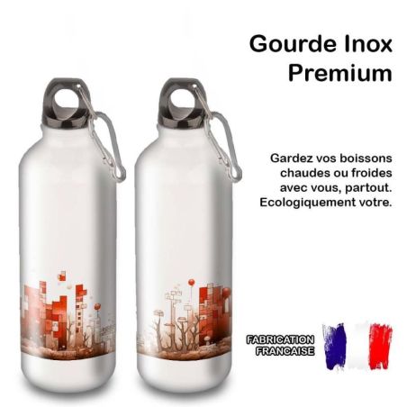 Gourde Alu et Thermos Tetris World Gourde Alu et Thermos Tetris World