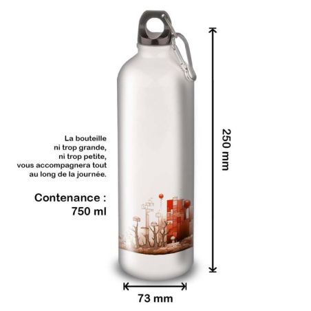 Gourde Alu et Thermos Tetris World Gourde Alu et Thermos Tetris World
