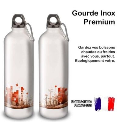 Gourde Alu et Thermos Tetris World
