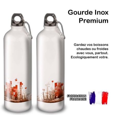 Gourde Alu et Thermos Tetris World Gourde Alu et Thermos Tetris World