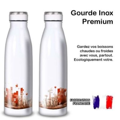 Gourde Alu et Thermos Tetris World