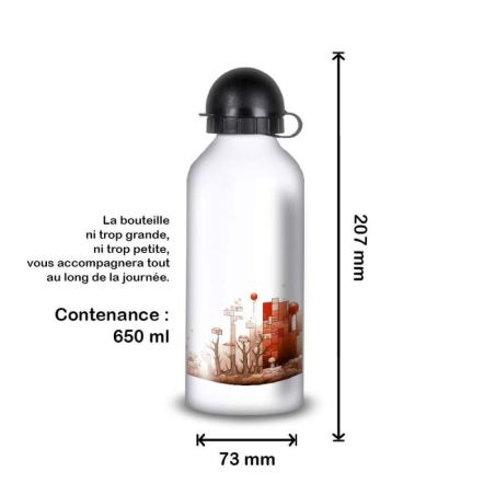 Gourde Alu et Thermos Tetris World Gourde Alu et Thermos Tetris World