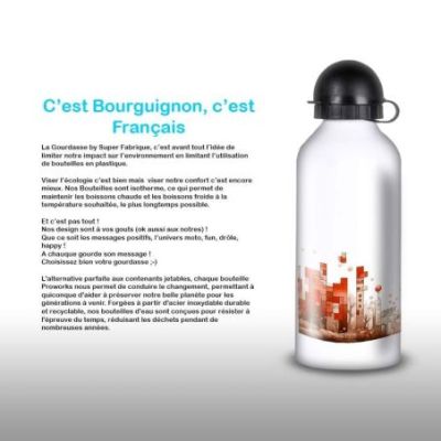 Gourde Alu et Thermos Tetris World